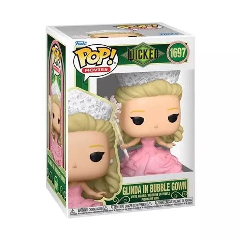 Funko Pop Movies! Wicked: Glinda in Bubble Gown # 1697 With Protector